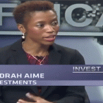Alex-Handrah Aimé on CNBC Africa with Nozipho Mbanjwa